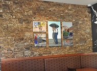 Natural Cork Top Wall Tiles